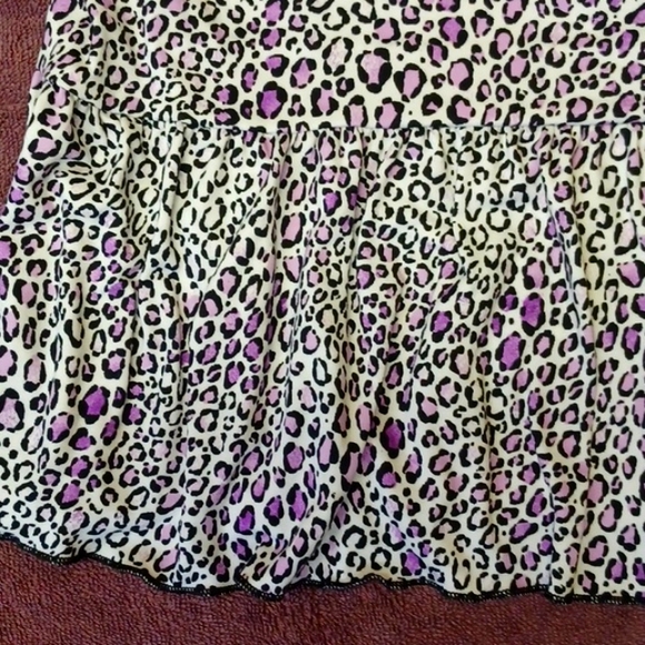 Purple CHEETAH Print Nightie JOYSPUN Women's L (12-14) - Picture 8 of 12